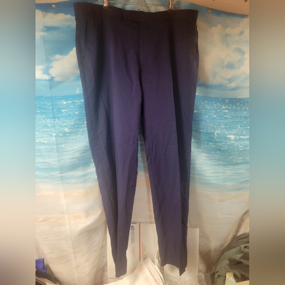 Michael Kors NWT Mens Navy‎ Suit Pants Size 46R 40X32